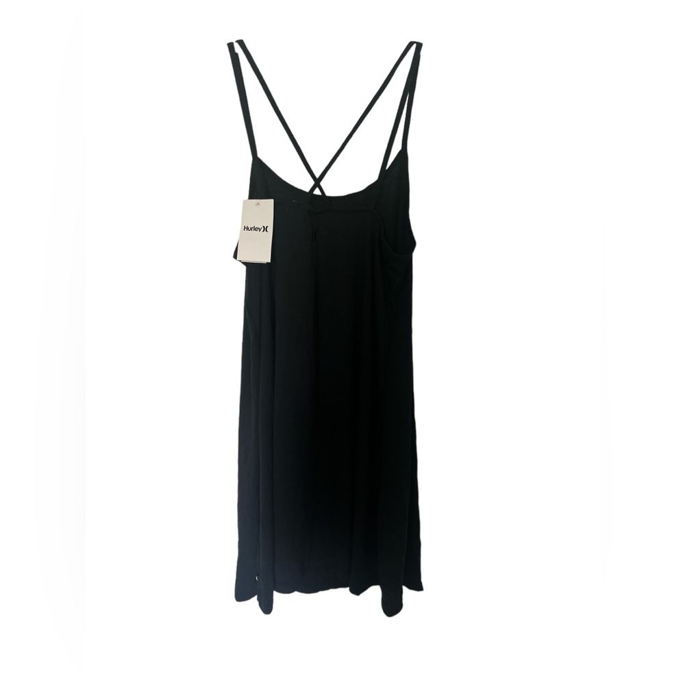 Hurley flowy tank black dress- medium